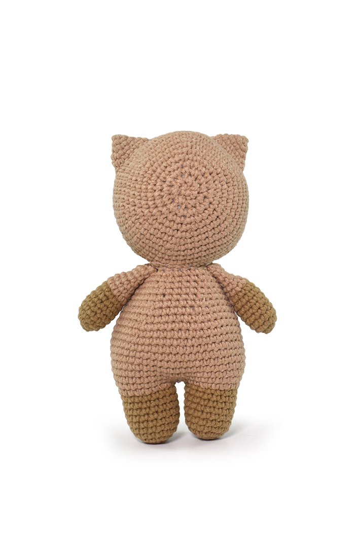 Capivara Amigurumi vista lateral