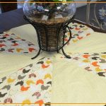 Receita Centro de Mesa de Patchwork com Tecido Círculo