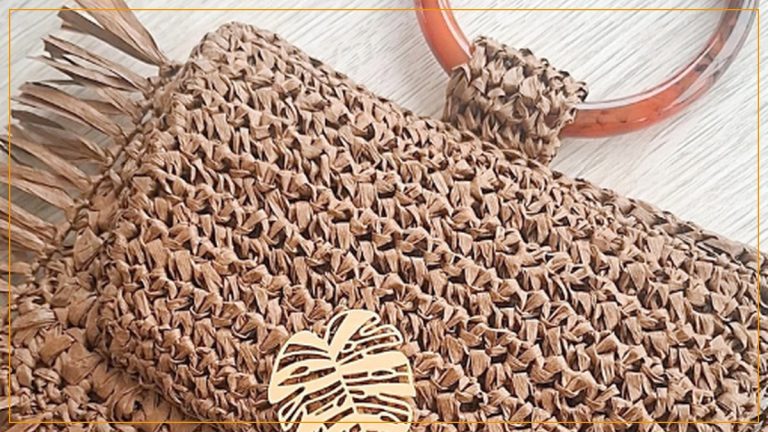 Clutch de Crochê com Fio New Raffia – Receita com Vídeo