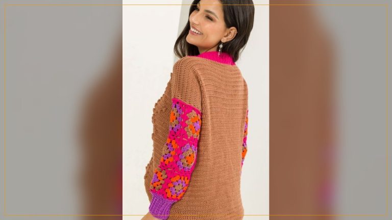 Blusa Aline de Crochê com a Linha Charme – Receita