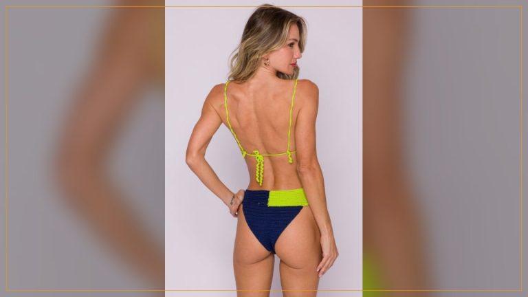 Biquíni Marinho de Crochê com a Linha Verano – Receita