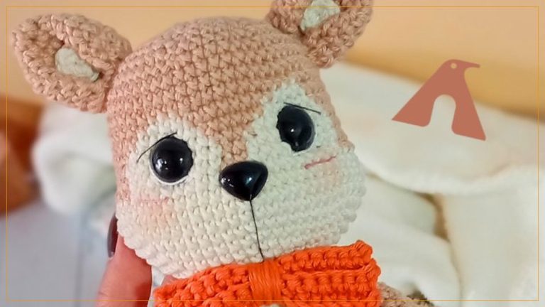 Enrico, o Esquilo Amigurumi de Crochê com Linha Bella Amigurumi – Receita