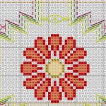 Jogo de Cama Solteiro de Bordado com Linha Anchor Mouliné – Receita com Diagramas