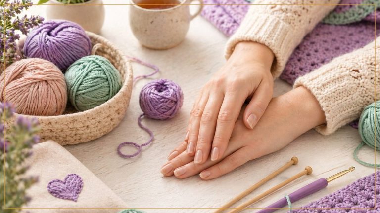 Crochê sem Dor: 8 Exercícios para Proteger Suas Mãos