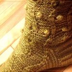 Meia Alligator de Tricô com Fio Merino Sock Superwash – Receita com Gráfico