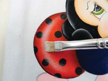 Passo 4 pintura bolsa dia das mães — asas Vermelho Tomate