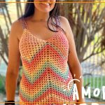 Regata e Vestido Lagoa de Crochê com Fio Rio Pingouin — receita completa Bazar Horizonte