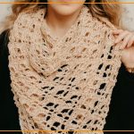 Xale Aura de Croche com Linha Lolita Circulo — receita Bazar Horizonte