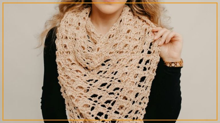 Receita Xale Aura de Crochê com a Linha Lolita Círculo