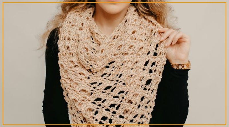 Xale Aura de Croche com Linha Lolita Circulo — receita Bazar Horizonte