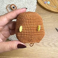 Marcação dos olhos na cabeça