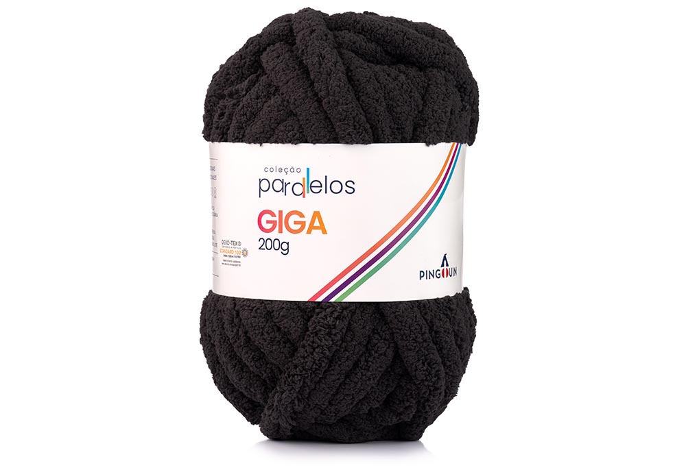 Novelos de Fio Giga Pingouin 200g em diversas cores da Coleção Paralelos
