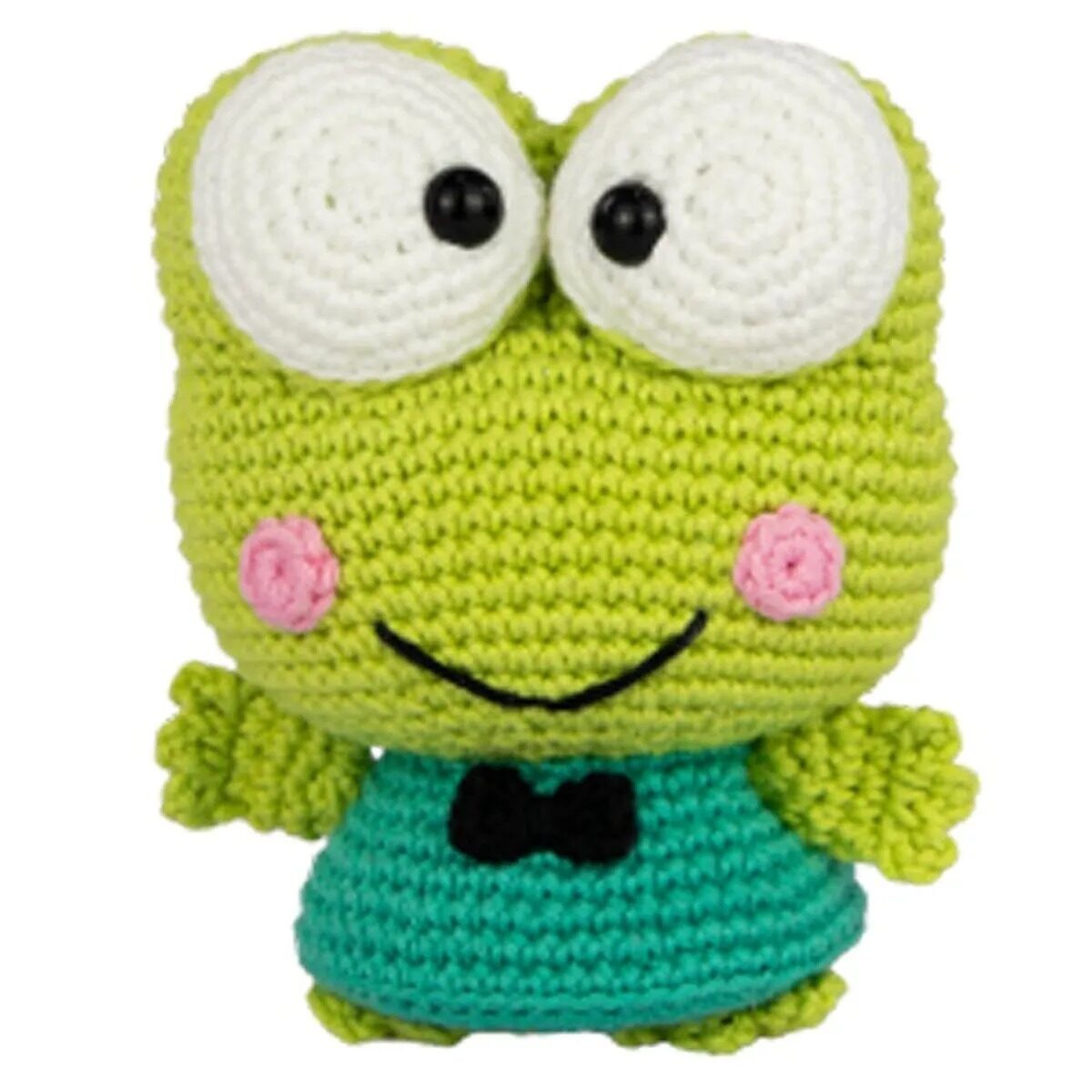 Amigurumi Keroppi em crochê — Kit Hello Kitty and Friends Círculo