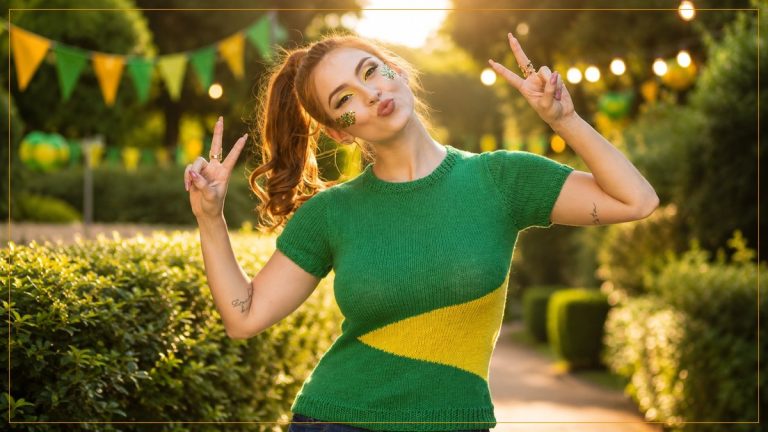 Blusa Verde e Amarelo de Tricô com Linha Camila – Receita