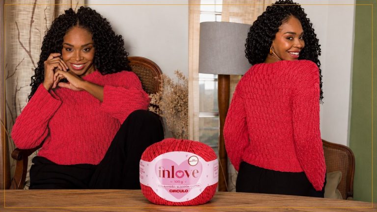 Blusa Luiza: Ponto Fantasia Trançado que Aquece com Estilo