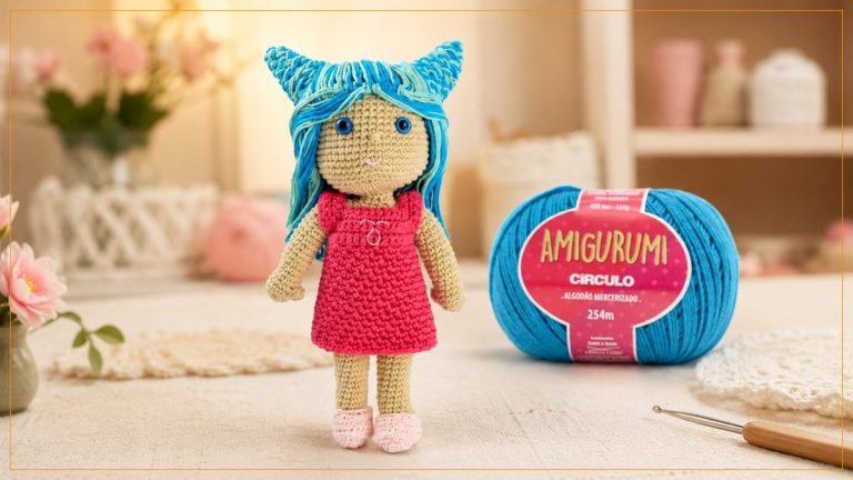 Boneca Touro de Amigurumi com Fio Amigurumi – Receita