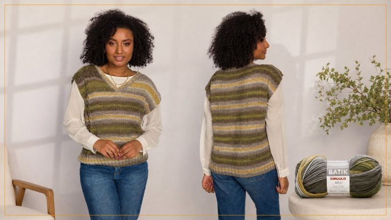 Colete Eclipse com Lã Batik – Moderno e Elegante