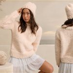 Blusa e Gorro Chantilly de Tricô com Fio Paparazzi Círculo