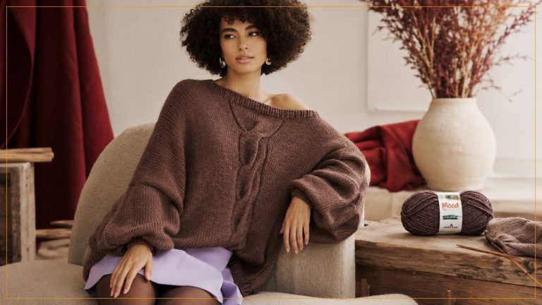 Este Blusão de Tricô com Trança É Puro Conforto para o Inverno