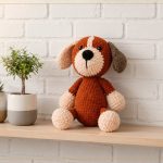 Cachorro Max Amigurumi de Crochê com Fio Amigurumi Chenille Círculo