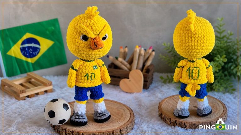 Canarinho Pistola: Faça o Amigurumi que a Torcida Vai Amar