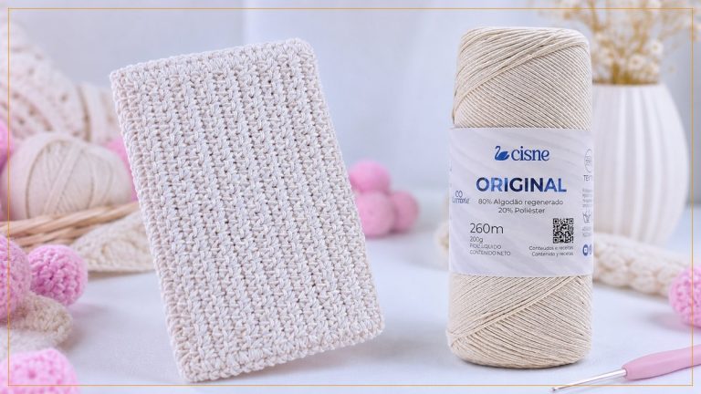 Carteira de Crochê com Fio Cisne Original – Prática e Charmosa