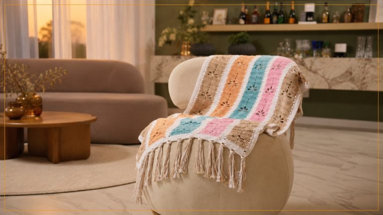 Manta Libélula de Crochê com Barroco Maxcolor – Receita