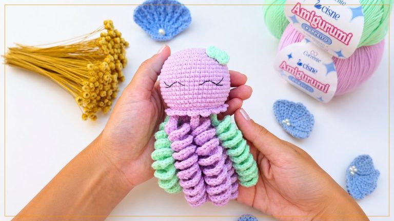 Polvo Amigurumi: Tentáculos Espirais Que Você Vai Querer Fazer Agora