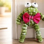 Sapo de Fuxicos de Patchwork – Receita Peso de Porta