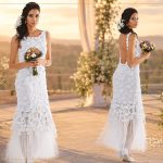 Vestido de Noiva de Crochê com Linha Cléa – Receita com Gráfico