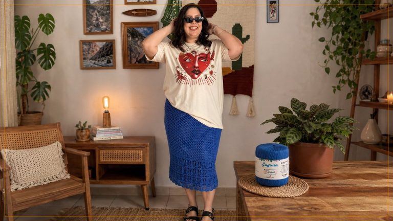 Saia Serena com Fio Laguna – Leve e Cheia de Estilo