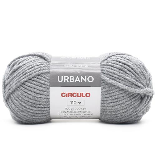 Fio Urbano Círculo 100g — cor Cinza 8214
