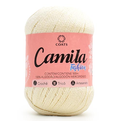 Linha Camila Fashion Linhas Corrente — novelo 100% algodão mercerizado