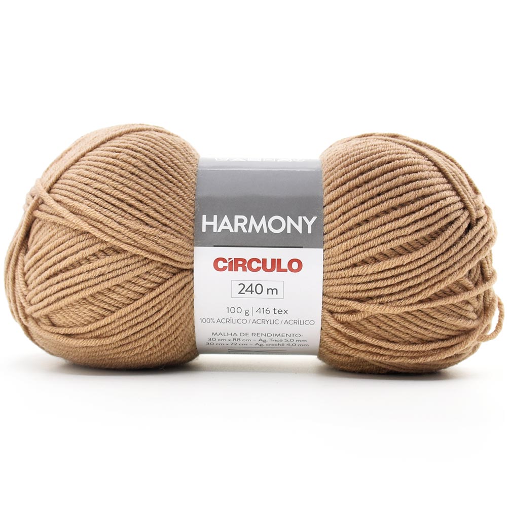 Fio Harmony Círculo 100g – cor 7767 Guepardo