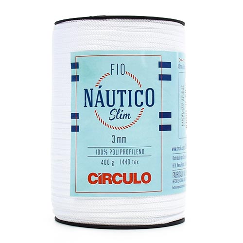 Novelo do Fio Náutico Slim Círculo 3mm 400g