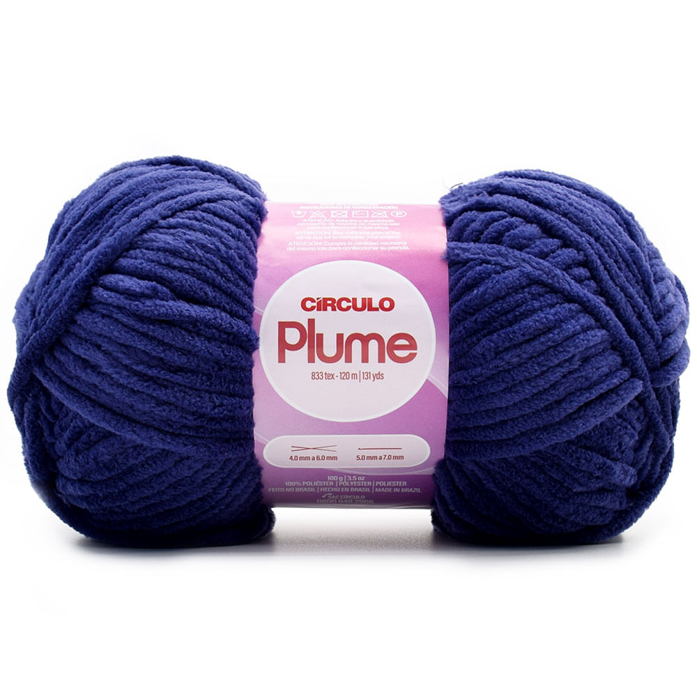 Fio Plume Círculo 100g cor Eclipse