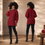 Blusa com Pala de Tricô com Fio Harmony Círculo – Receita com Gráfico