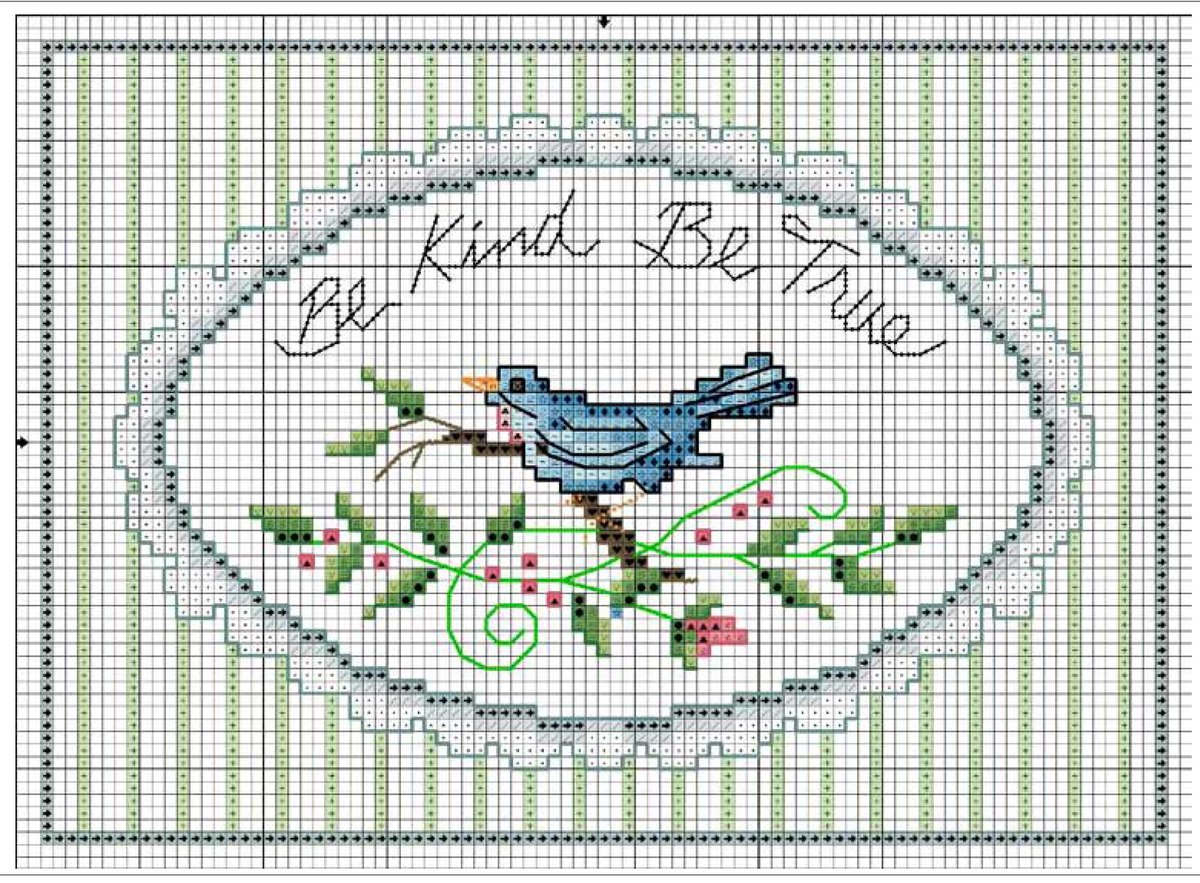 Bordado Pássaros com Linha DMC Mouliné — aves coloridas sobre Tecido Aida Premium Branco