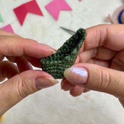 PAP palha do milho junino — folhas verdes em Folhagem