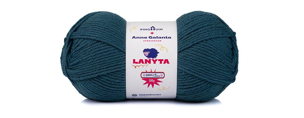 Cartela de cores do Fio Lanyta 100g Anne Galante Pingouin