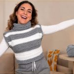 Colete Neve & Grafite de Crochê com Fio Urbano Círculo – Receita com Gráfico colete-neve-grafite-discovery