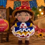 Boneca Maria Amigurumi de Crochê com Fio Amigurumi Círculo – Receita