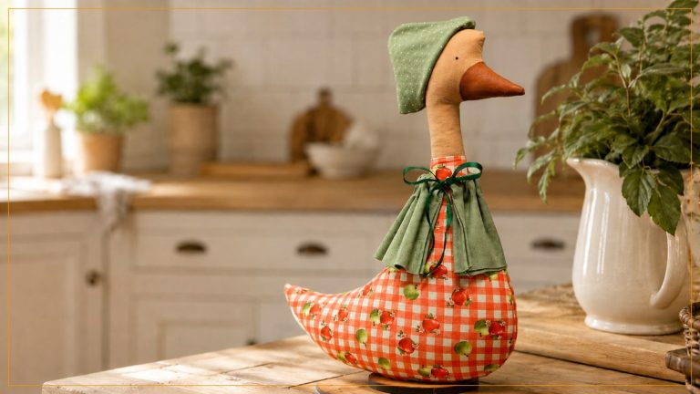Pata Doralice de Costura com Tecidos Círculo – Receita com Molde