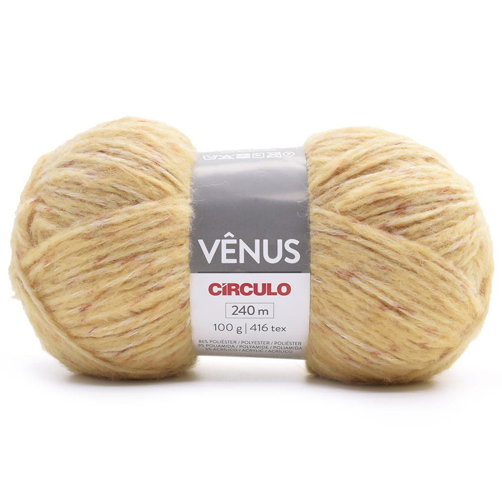 Fio Vênus Círculo 100g – cor 9601 Cappuccino