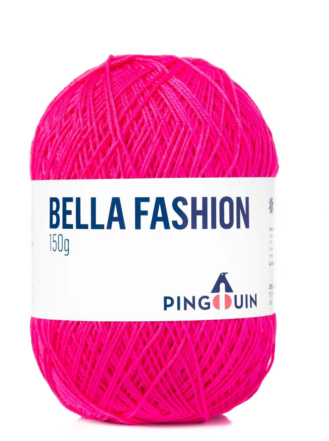 Novelo Linha Bella Fashion Pingouin 150g na cor fucsia