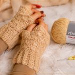 Luvas Essência de Crochê com Fio Vênus Círculo – Discovery