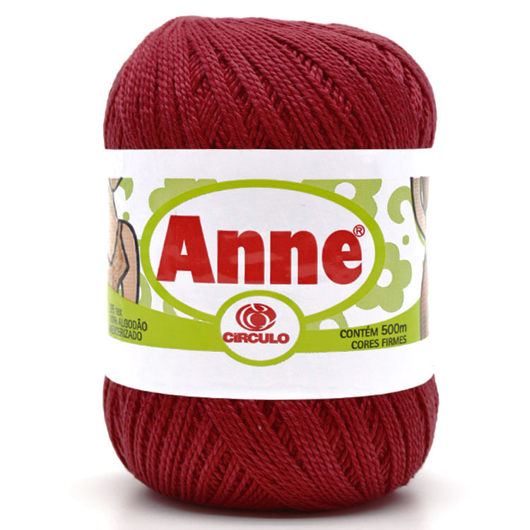 Linha Anne 500 cor Bordô 3794
