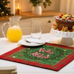 Sousplat Natalino de Patchwork: Receita com Tecido Natalino Círculo