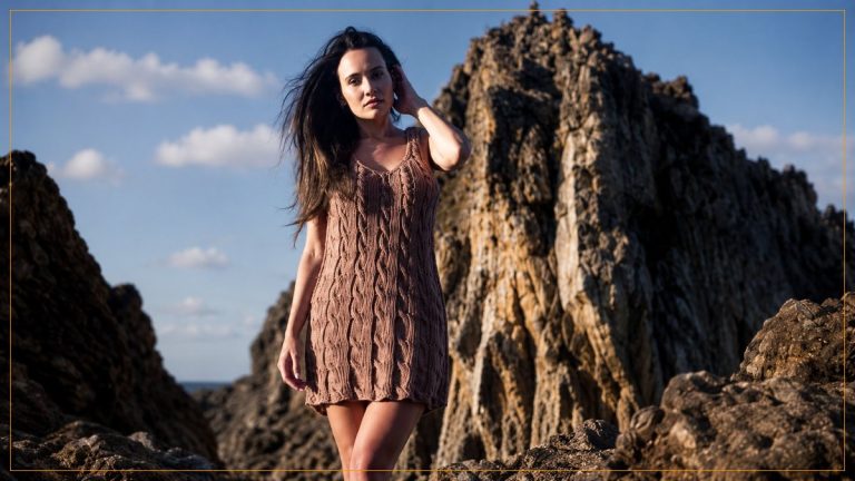 Vestido Verão de Tricô com Barroco Maxcolor Círculo – Receita com Gráfico