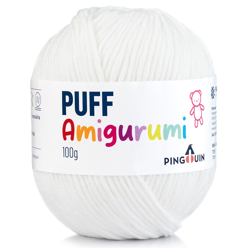 Novelo do Puff Amigurumi Pingouin